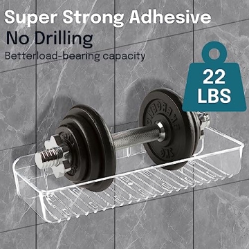 Stylish Jogori Acrylic Shower Shelves for Any Bathroom