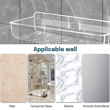 Stylish Jogori Acrylic Shower Shelves for Any Bathroom