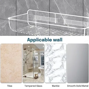Stylish Jogori Acrylic Shower Shelves for Any Bathroom