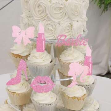 Rsstarxi Princess Cupcake Toppers for All Celebrations