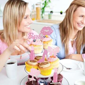 Rsstarxi Princess Cupcake Toppers for All Celebrations