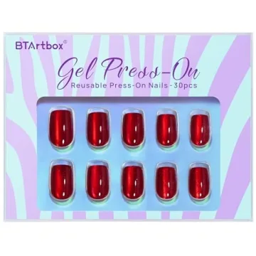 BTArtbox Valentine Cat Eye Nails for Glam Full Coverage