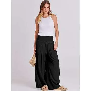 ANRABESS Palazzo Pants for Stylish Summer Comfort