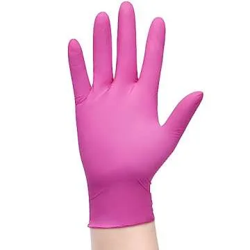 SwiftGrip Powder-Free Nitrile Gloves - Fuchsia - 50ct Box