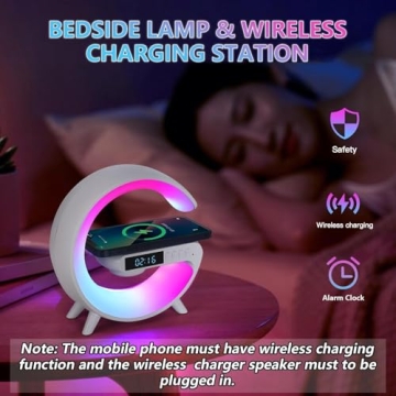 Wireless Speaker Charger & Atmosphere Light - 2024