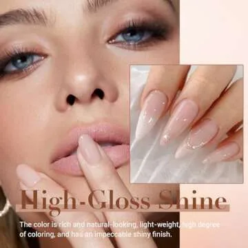 AZUREBEAUTY 12 Pcs Dip Powder Nail Kit, Summer Translucent Jelly Nude Milky White Pink Brown Sheer 4 Colors Dipping Powder Liquid Set with Base/Top Coat Activator for French Nail Art Manicure DIY Gift