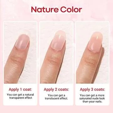 AZUREBEAUTY 12 Pcs Dip Powder Nail Kit, Summer Translucent Jelly Nude Milky White Pink Brown Sheer 4 Colors Dipping Powder Liquid Set with Base/Top Coat Activator for French Nail Art Manicure DIY Gift