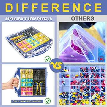 Haisstronica 380PCS Heat Shrink Connectors Kit, Marine Grade