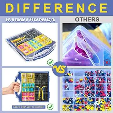 Haisstronica 380PCS Heat Shrink Connectors Kit, Marine Grade