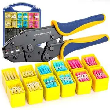 Haisstronica 380PCS Heat Shrink Connectors Kit, Marine Grade
