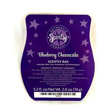 Scentsy Blueberry Cheesecake Wax Melts - Safe Home Fragrance