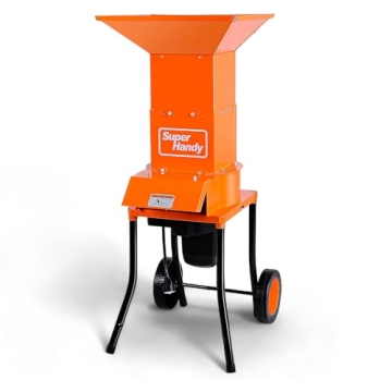 SuperHandy Leaf Mulcher Shredder Electric Waste Management Heavy Duty 120V AC 11" Inch Cutting Blade...