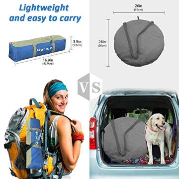 Gorich Beach Tent for 3 Persons - Portable UV Protection