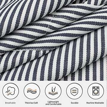 NLUS Kitchen Cooking Aprons - Adjustable & Stylish Bib Aprons