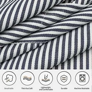 NLUS Kitchen Cooking Aprons - Adjustable & Stylish Bib Aprons