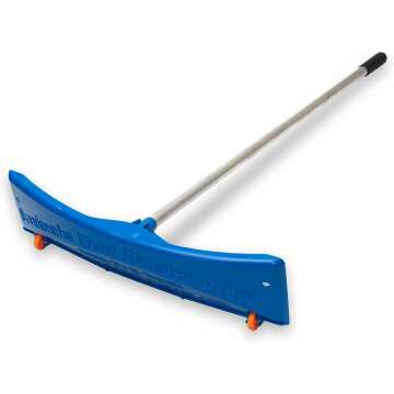 Snow Roof Rake With 20' Reach And Easy Assembly