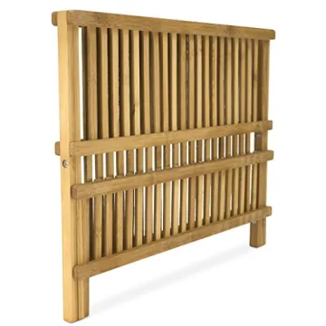 Compact Bamboo Dish Rack for Everyday Use