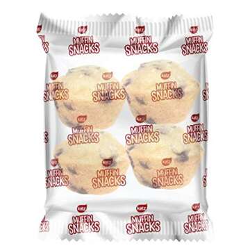 Katz Gluten Free Blueberry Muffin Snacks | Dairy Free, Nut Free, Soy Free, Gluten Free | Kosher (1 Pack, 6 Ounce)