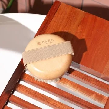 Bare Botanics Dry Body Brush for Lymphatic Drainage and Exfoliation