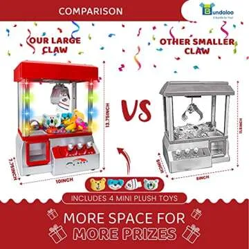 Bundaloo Claw Machine - Mini Arcade Game for Kids