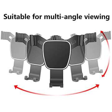 LUNQIN Car Phone Holder for Volvo XC40 2019 2020 2021 2022 2023 2024 2025 SUV Auto Accessories Navigation Bracket Interior Decoration Mobile Cell Phone Mount case