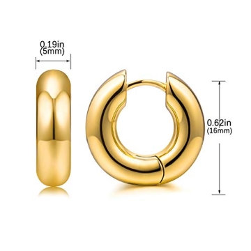 Shop AllenCOCO Small Hoop Earrings - 14k Gold Filled Jewelry