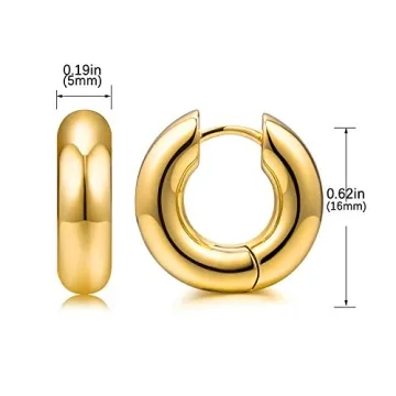 Shop AllenCOCO Small Hoop Earrings - 14k Gold Filled Jewelry