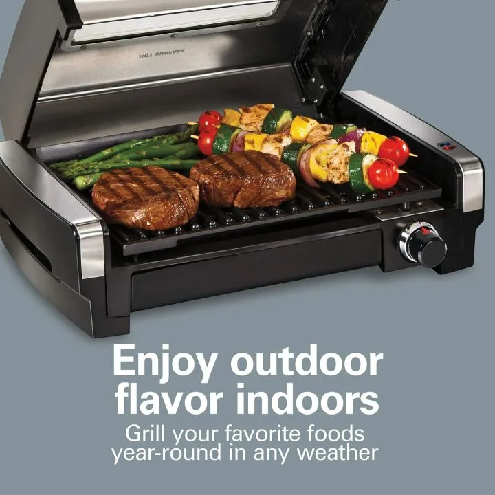 Hamilton Beach Indoor Searing Grill with Nonstick Grate