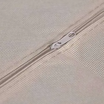 DIOMMELL 6 Pack Foldable Cloth Storage Box Closet Dresser Drawer Organizer Fabric Baskets Bins Containers Divider for Clothes Underwear Bras Socks Lingerie Clothing,Beige 060