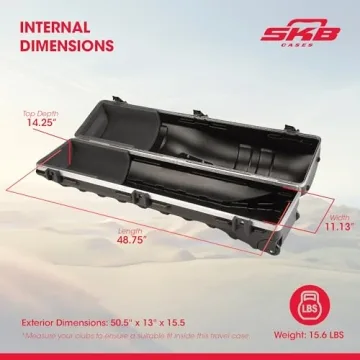 SKB Deluxe Golf Travel Case for Secure Airline Transport