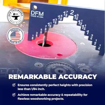 Precision Woodworking Tool – DFM Saw Height Gauge