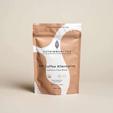 AIP Tea Prebiotic “Coffee” Blend for Autoimmune Protocol Foods with Chicory Root, Dandelion and Carob - Organic Caffeine Free Dandy Herbal