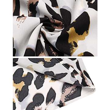 Chic Leopard Wrap Skirt for Women - Summer Fashion