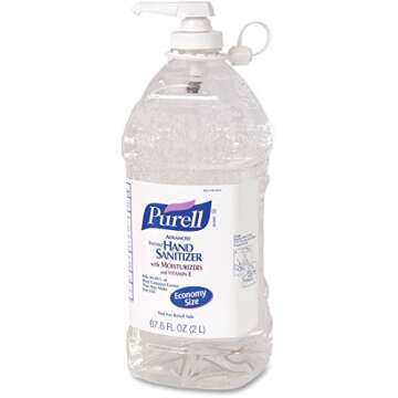PURELL Advanced Hand Sanitizer Refreshing Gel, Clean Scent, 2-Liter Pump Bottle (Pack of 1)