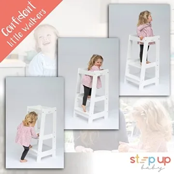 Sturdy Adjustable Toddler Stool for Kitchen & Bathroom