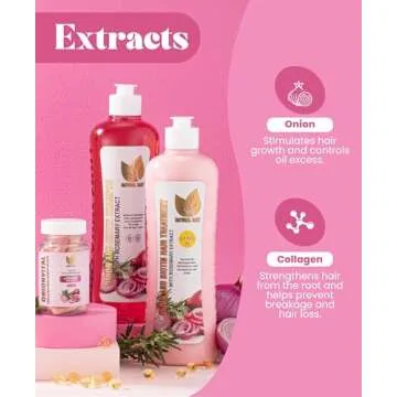 NATURAL SANT Shampoo Set & Hair Growth Supplement