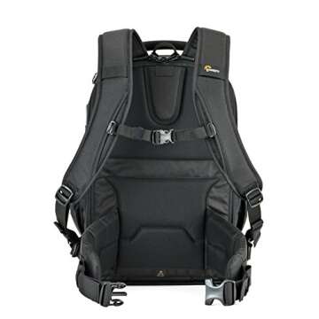 Lowepro LP37129, Flipside 400 AW II Camera Backpack, Camera Accessories, for DSLR, CSC, Mirrorless, 15 Inch Laptop, Tablet, Additional Lenses, Black
