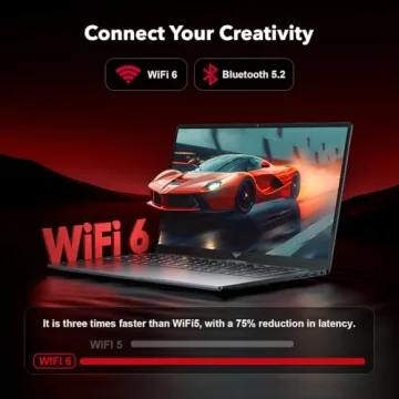 MALLRACE Gaming Laptop AMD Ryzen 7 5825U 16GB RAM 512GB SSD