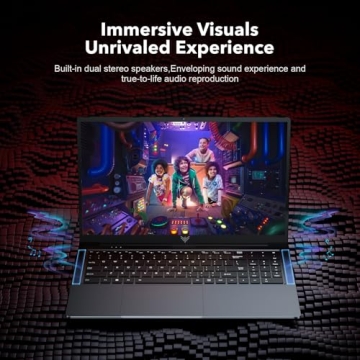 MALLRACE Gaming Laptop AMD Ryzen 7 5825U 16GB RAM 512GB SSD