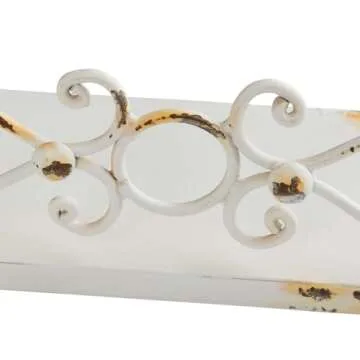 Chic Cream Iron Ledges Set - Vintage Decor Elevation