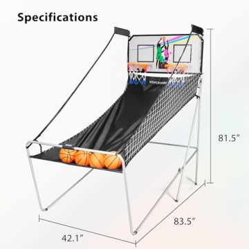 VIVOHOME 81.5 Inch Basketball Arcade Game for All Ages