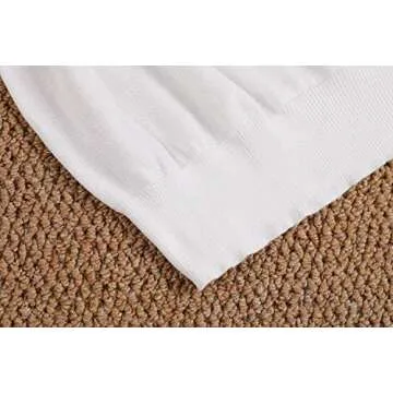 Klousilover Womens Rainbow Colorful Striped Tops Shirt Long Sleeve Crew Neck Lightweight Knit Pullover Loose Jumper Blouse