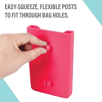 Pink Silicone Phone Holder Bogg Simple Modern Bag Universal Fit