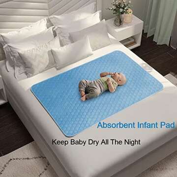 Upgrade Cooling Waterproof Bed Pads for Incontinence