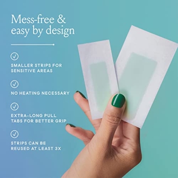 Billie Wax Kit Face Bikini Strips for Smooth Skin