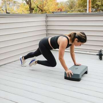 The Step Mini Aerobic Stepper for Compact Home Workouts