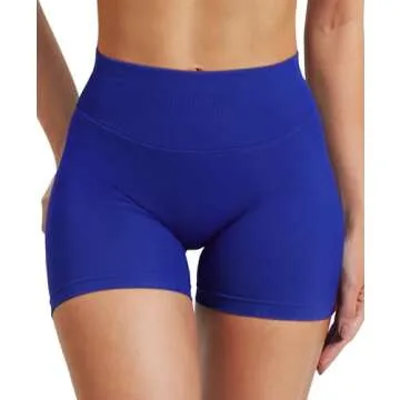 VOYJOY Women Workout Impact Shorts 3.6"/ 4.5"/ 6" Scrunch Butt Lifting Gym Seamless Booty Biker Shorts