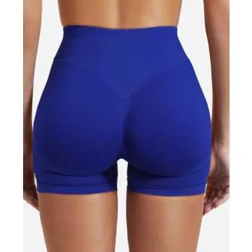VOYJOY Women Workout Impact Shorts 3.6"/ 4.5"/ 6" Scrunch Butt Lifting Gym Seamless Booty Biker Shorts
