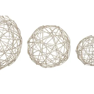 Deco 79 Geometric Metal Sculpture Set of 3 for Home Decor