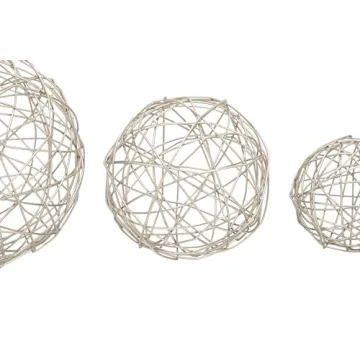 Deco 79 Geometric Metal Sculpture Set of 3 for Home Decor
